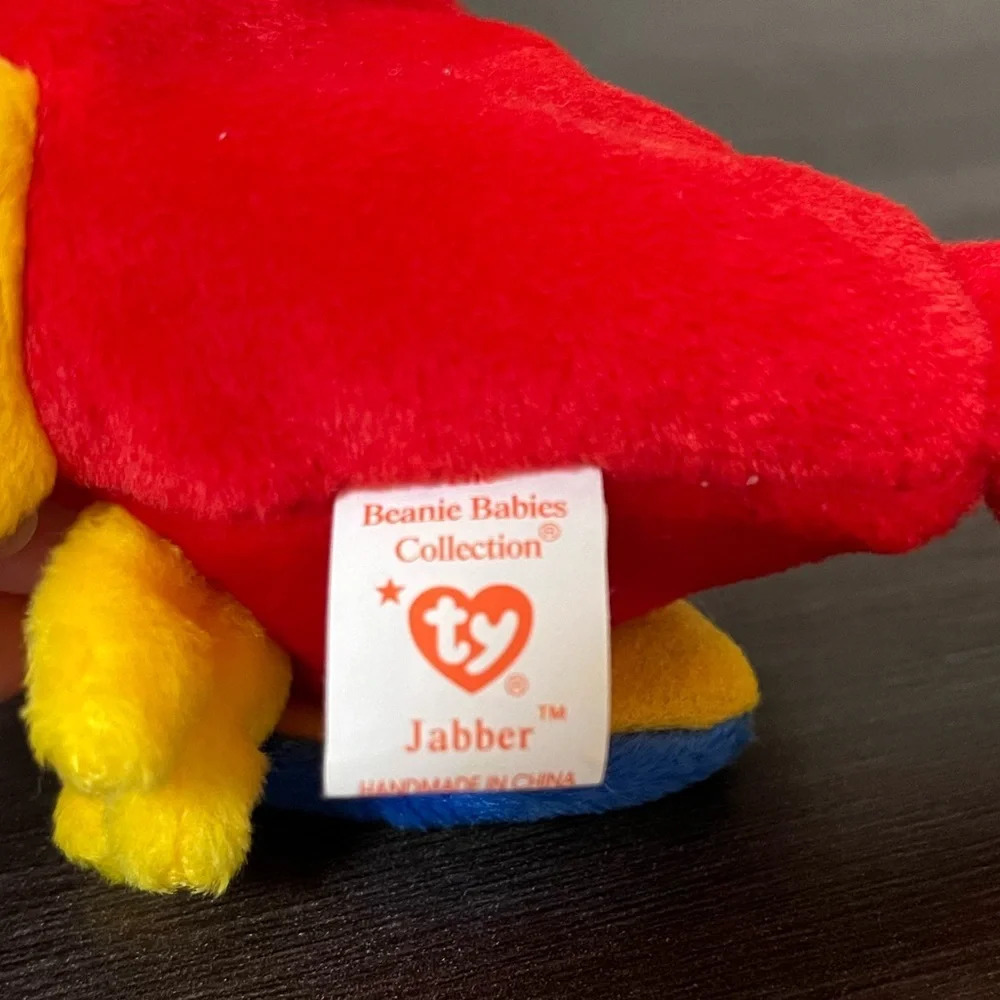 JABBER Parrot Beanie Babies- With Tag Errors - Picture 8 of 9